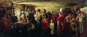 Andrei Ryabushkin Peasant Wedding in the Tambov guberniya china oil painting artist